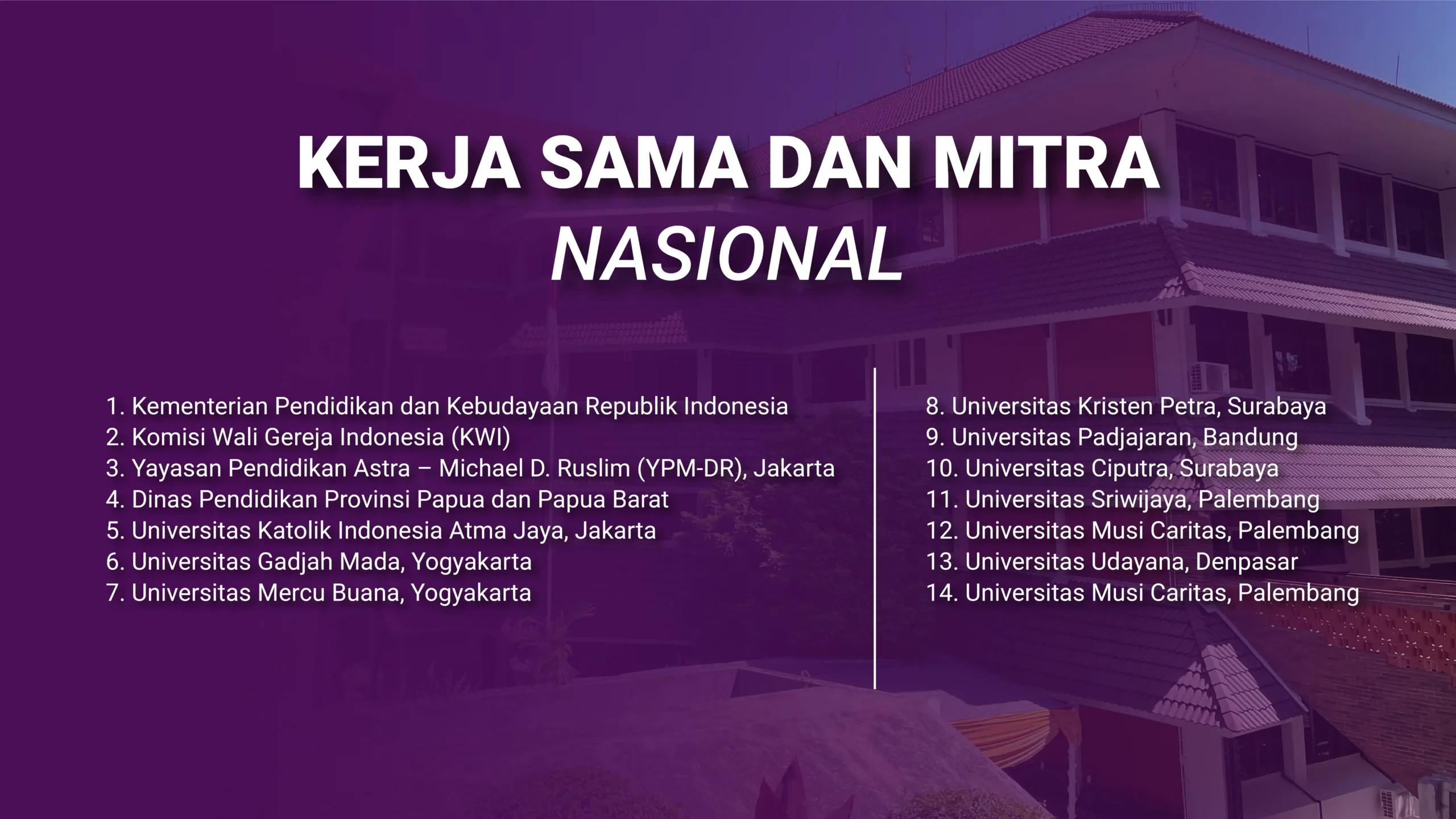 page kerja sama nasional